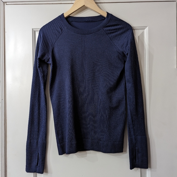 Navy Blue Rest less pullover 8 - Picture 1 of 5
